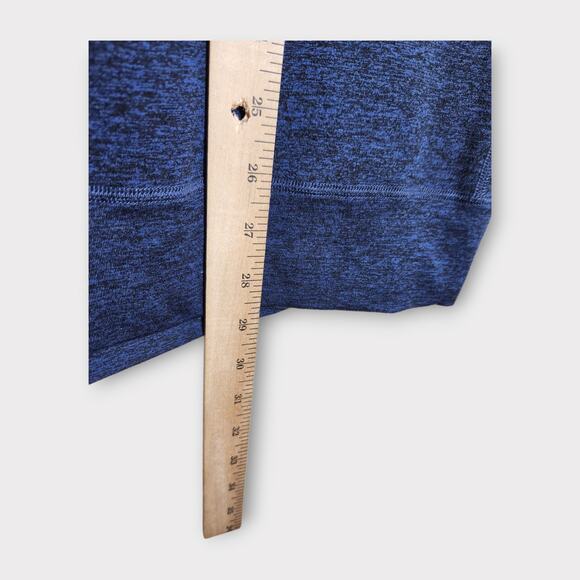 Alala Colorblock Mesh Athleisure Top 3/4 Sleeve Black Blue Women's Small - Picture 8 of 8